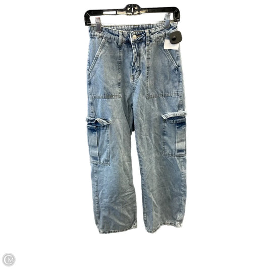Jeans Straight By Shein In Blue Denim, Size: 0