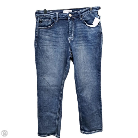 Jeans Straight By Kancan In Blue Denim, Size: 10