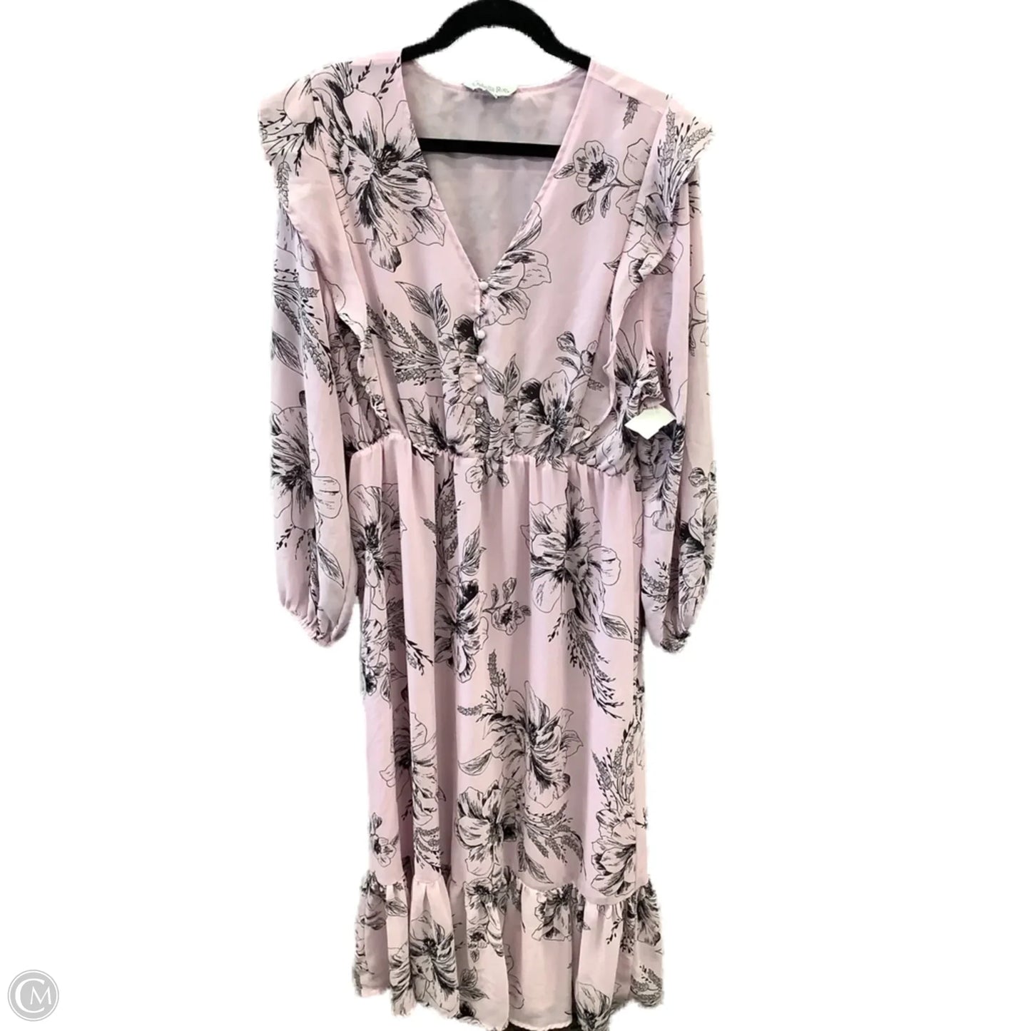 Dress Casual Maxi By Ophelia Roe In Pink, Size: Xl
