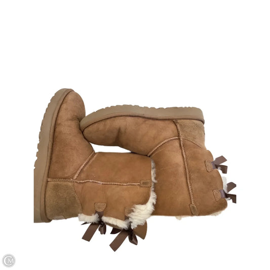Boots Designer By Ugg In Brown, Size: 9