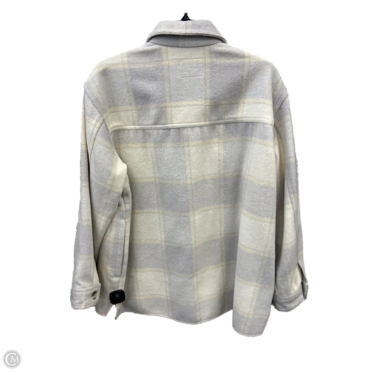 Jacket Shirt By Old Navy In Plaid Pattern, Size: L