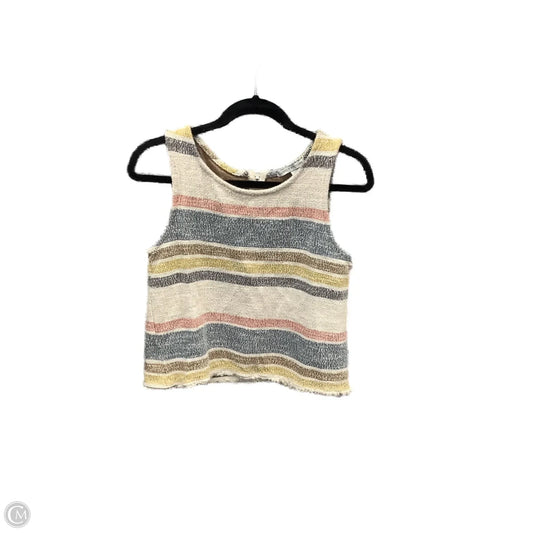 Vest Sweater By Green Envelope In Multi-colored, Size: M