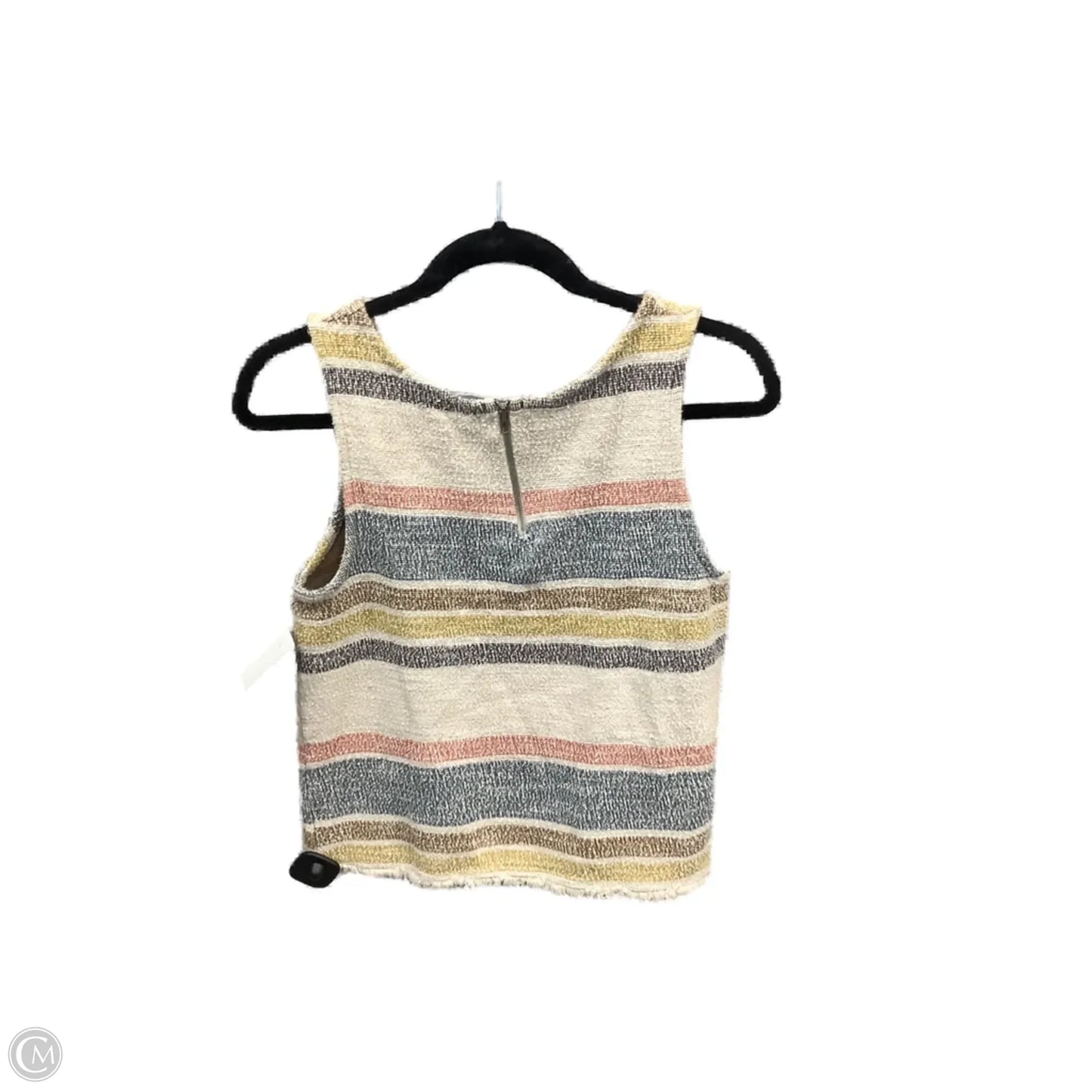 Vest Sweater By Green Envelope In Multi-colored, Size: M