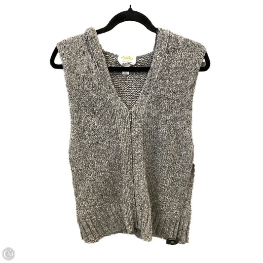 Vest Sweater By Talbots In Grey, Size: L