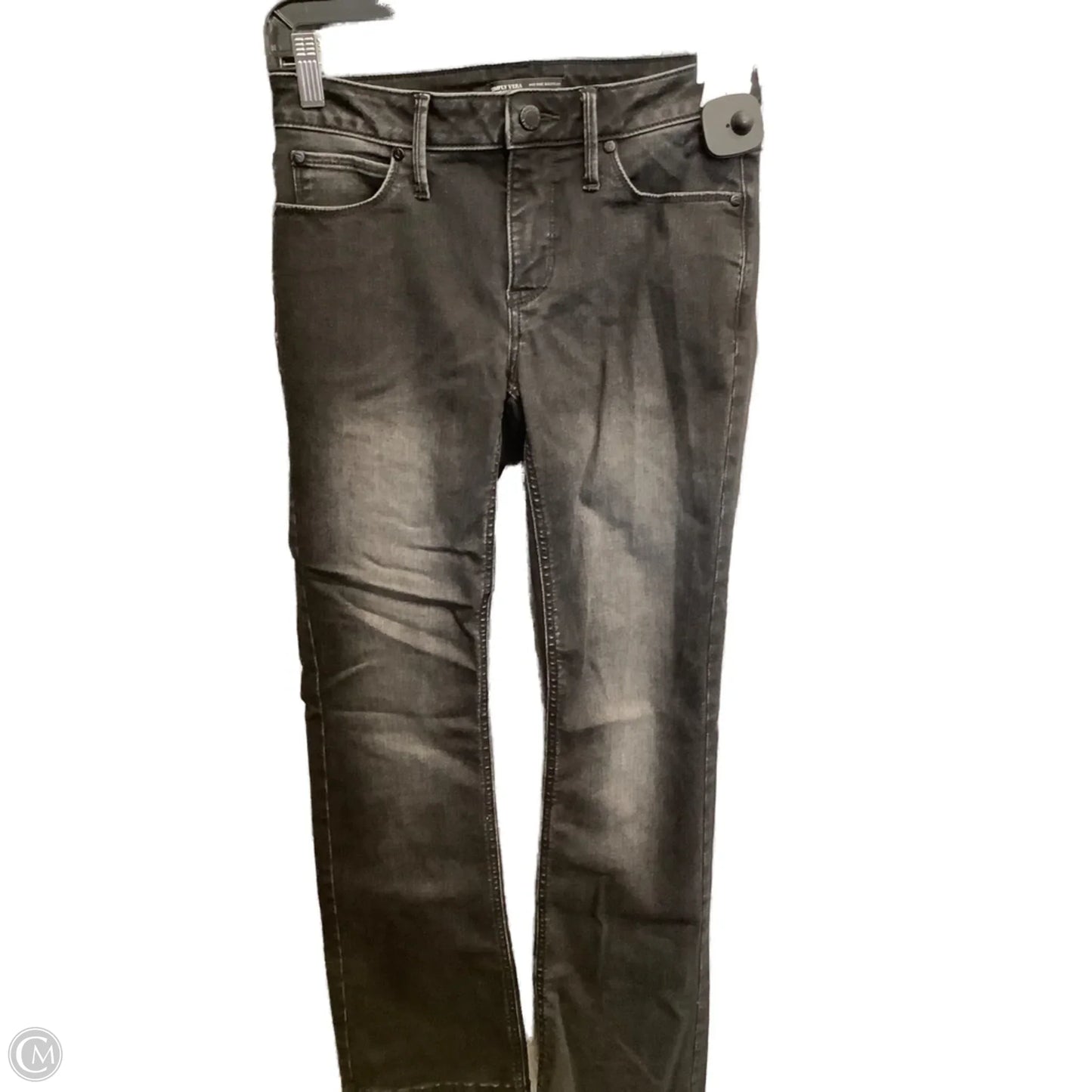 Jeans Boot Cut By Simply Vera In Black Denim, Size: 4