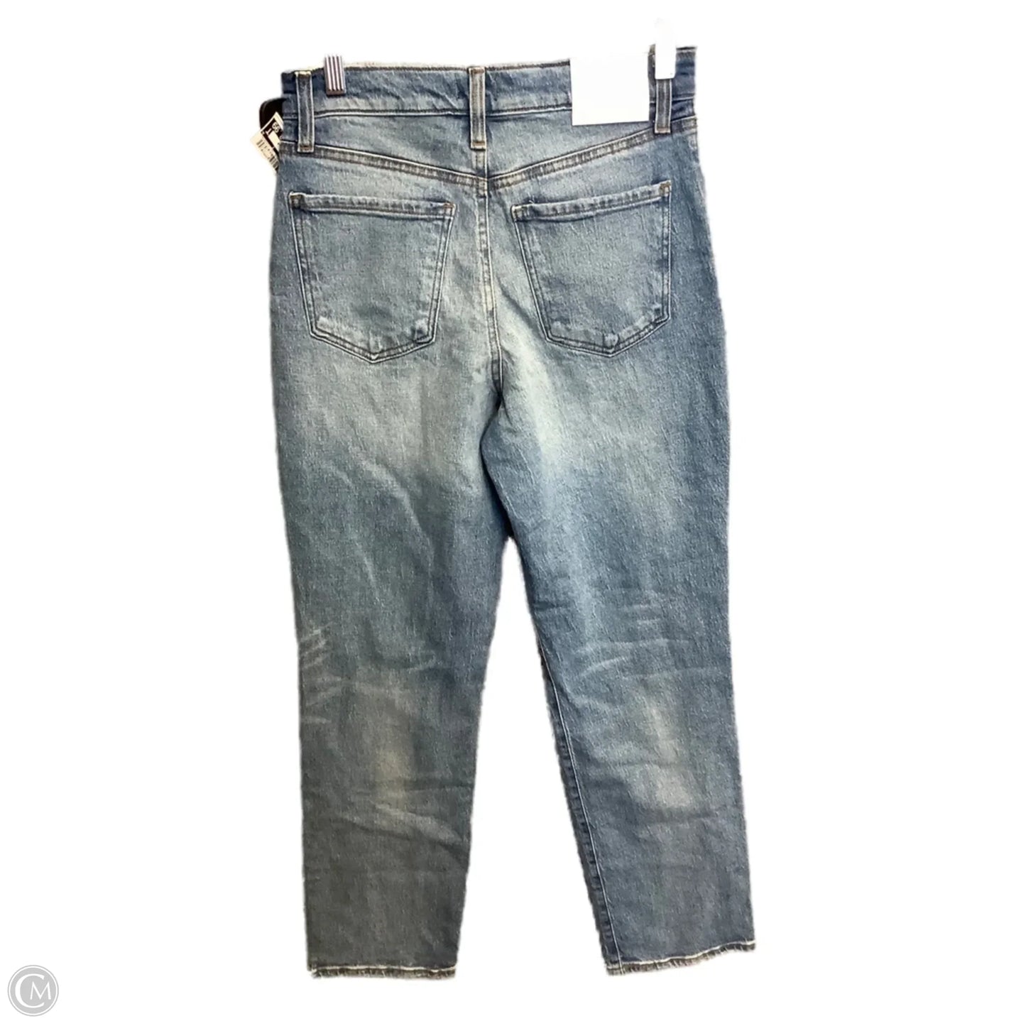 Jeans Straight By Express In Blue Denim, Size: 4