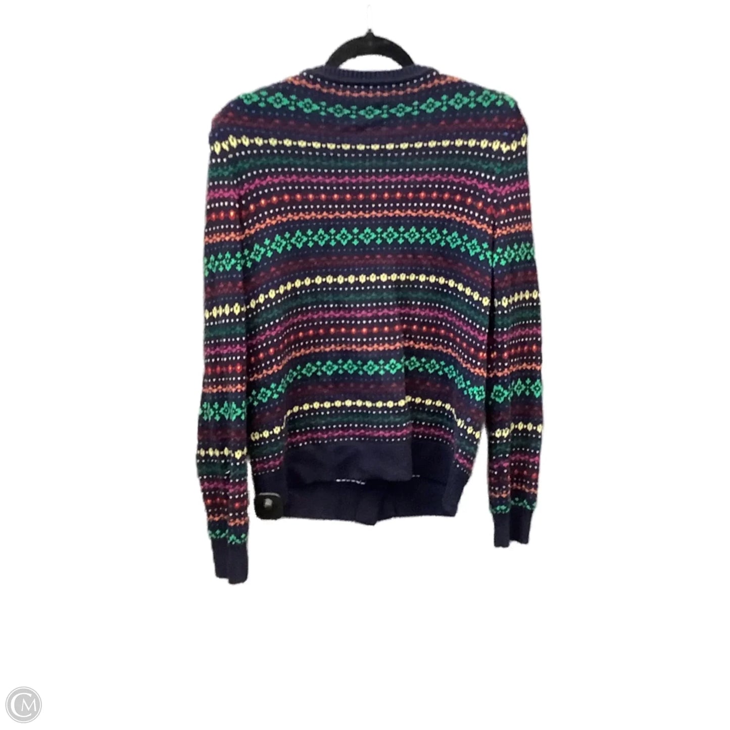 Sweater Cardigan By Talbots In Multi-colored, Size: Mp