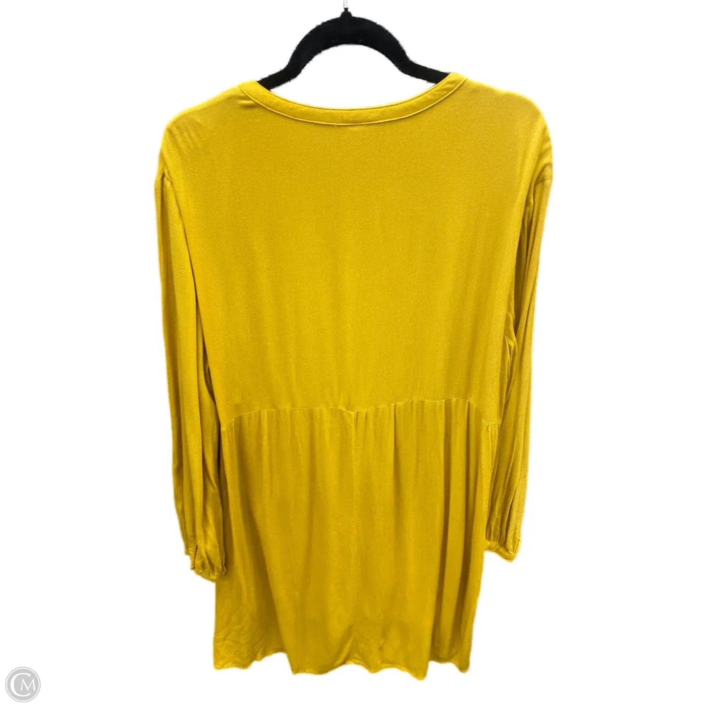 Dress Casual Midi By Old Navy In Yellow, Size: Xl