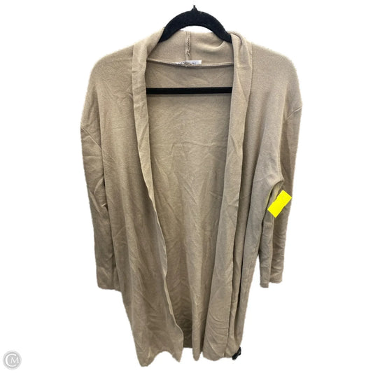 Cardigan By Clothes Mentor In Tan, Size: Osfm