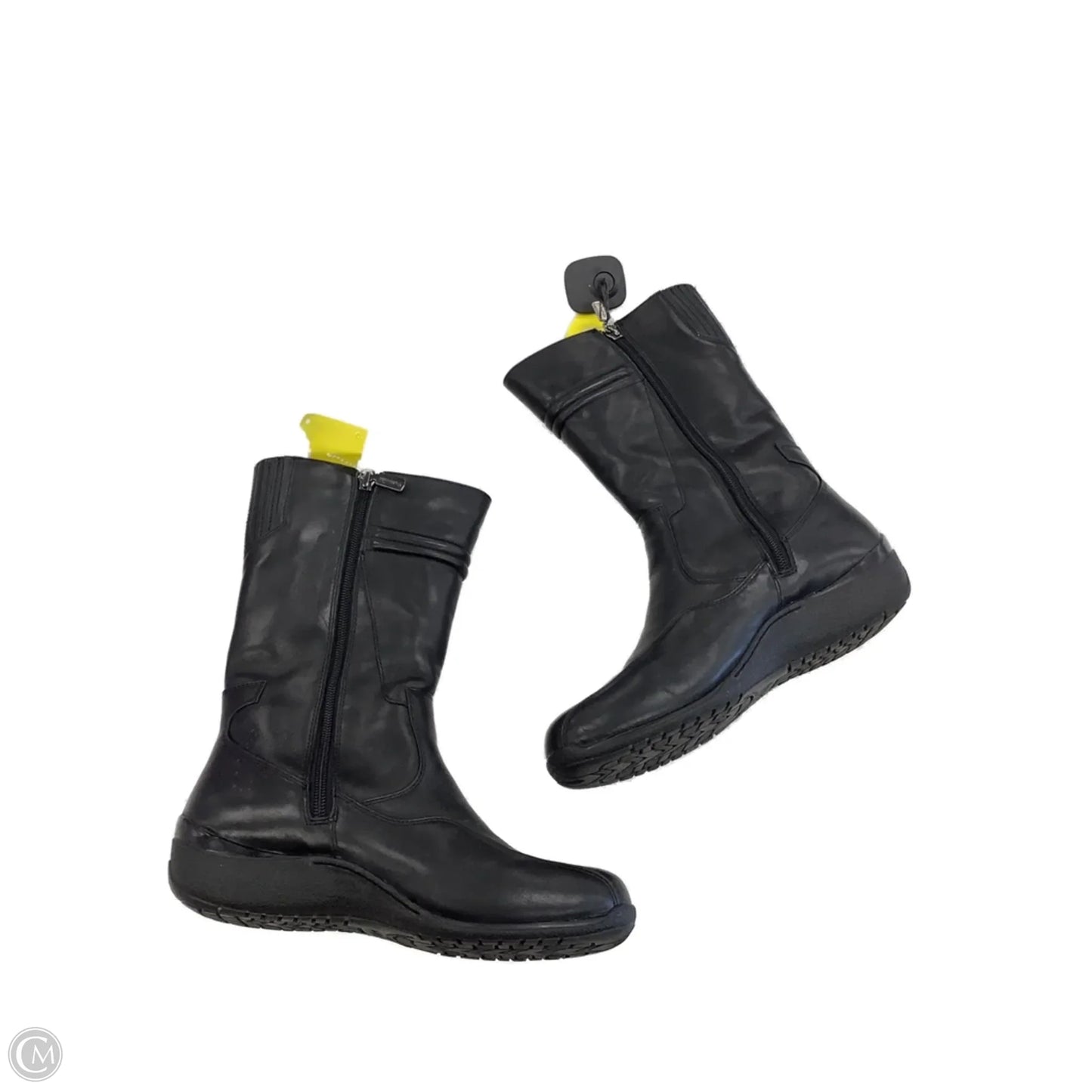 Boots Mid-calf Flats By Blondo In Black, Size: 9
