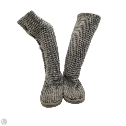 Boots Designer By Ugg In Grey, Size: 8