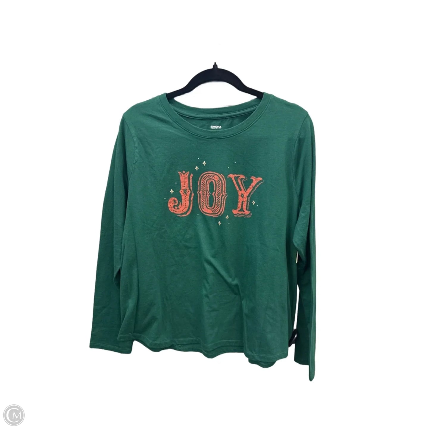 Top Long Sleeve By Sonoma In Green, Size: Xl