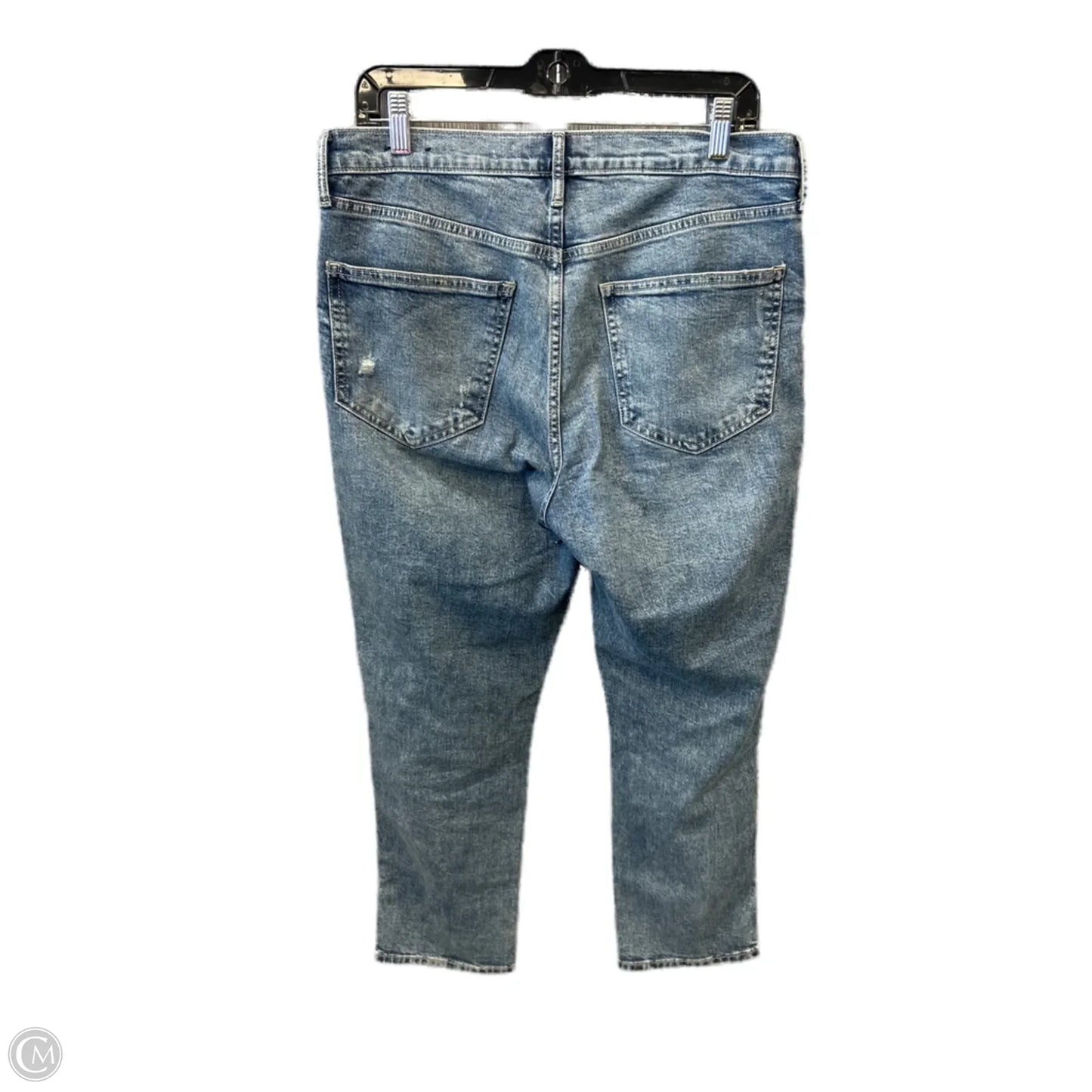 Jeans Skinny By Gap In Blue Denim, Size: 12