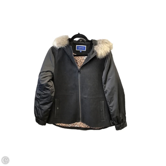Coat Other By Apt 9 In Black, Size: L