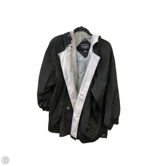Jacket Utility By Clothes Mentor In Black, Size: 1x