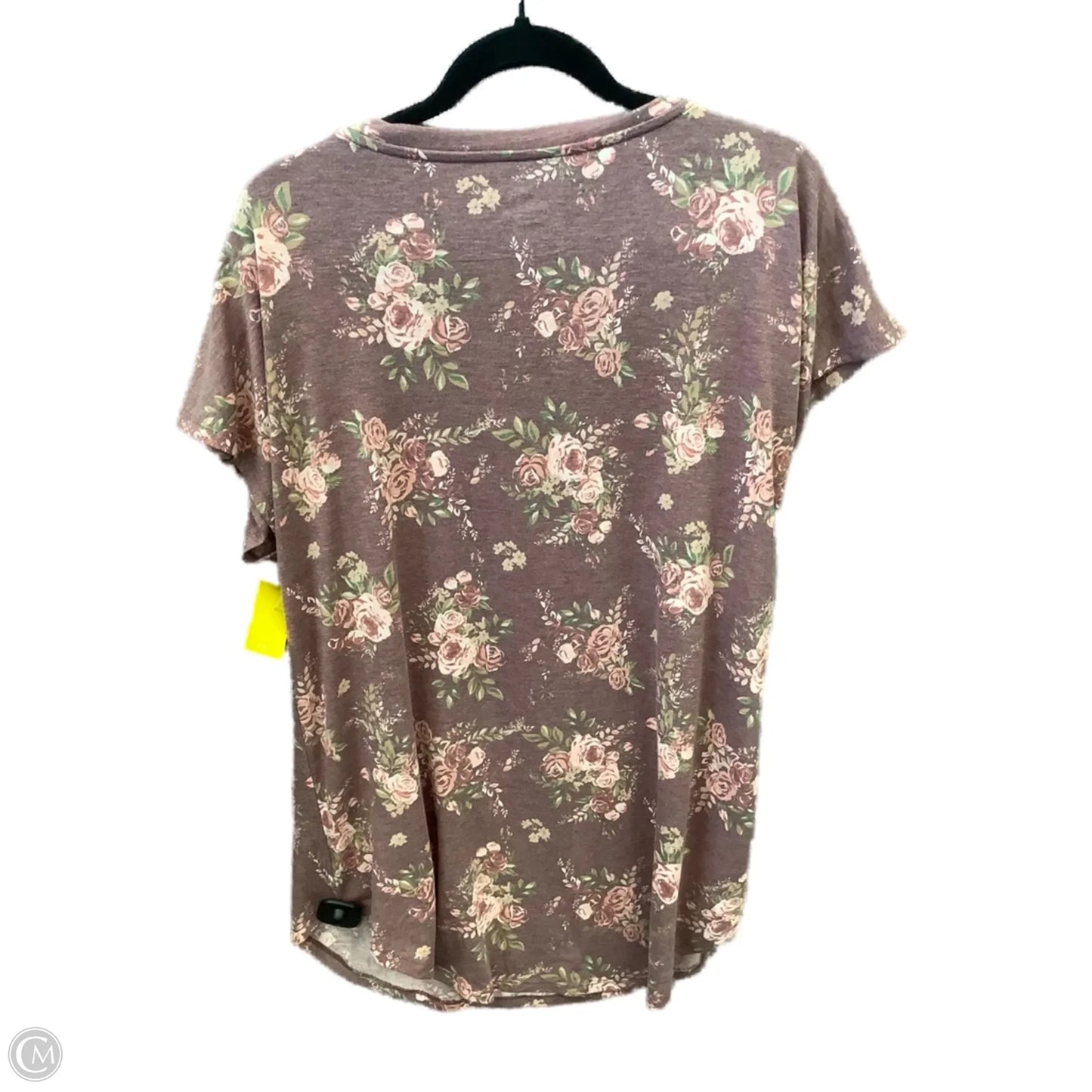 Top Short Sleeve By Maurices In Purple, Size: Xl
