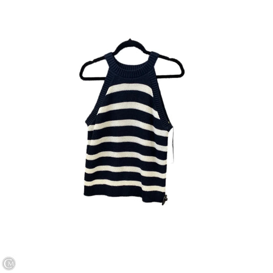Vest Sweater By Old Navy In Striped Pattern, Size: L