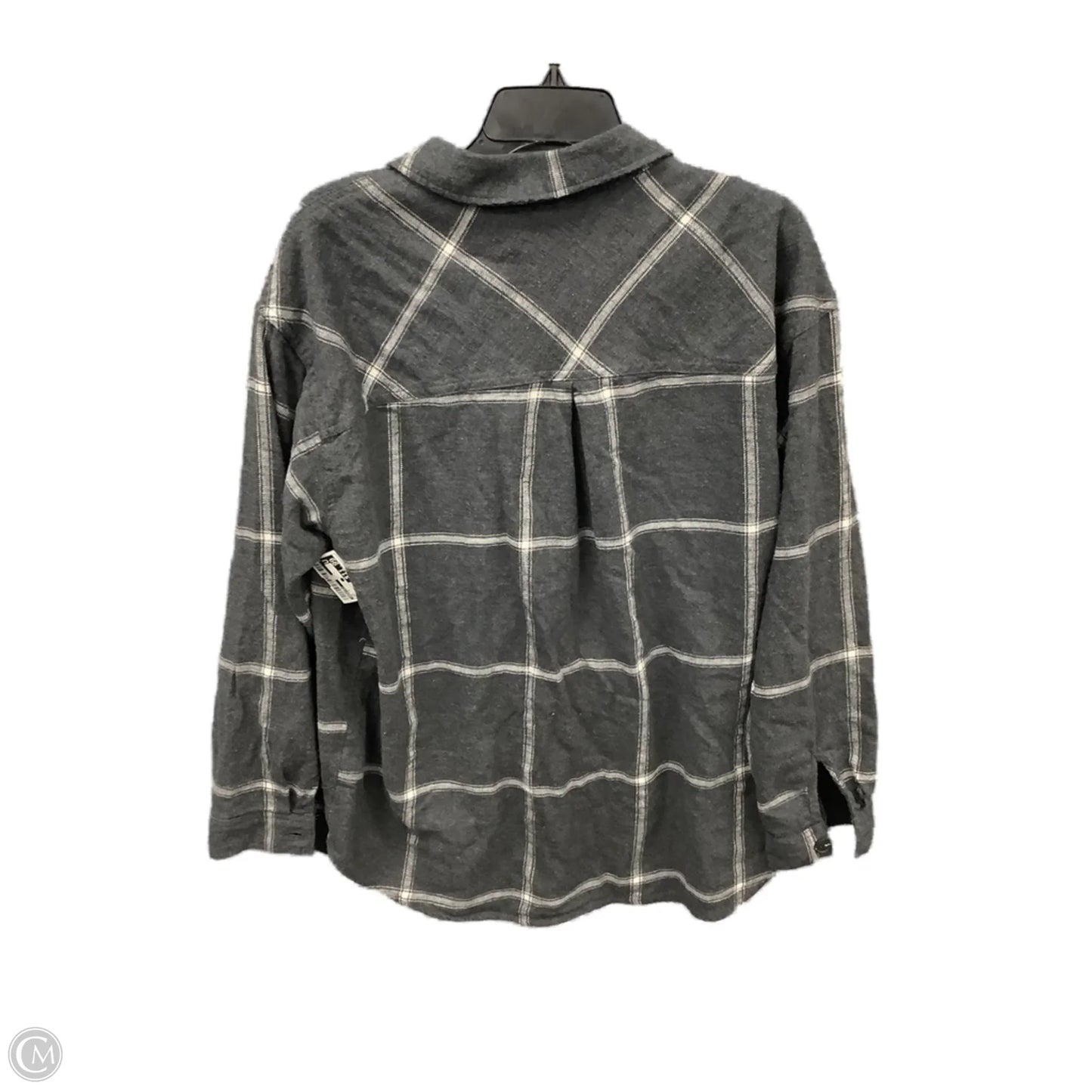 Top Long Sleeve By Maurices In Grey, Size: Xxl