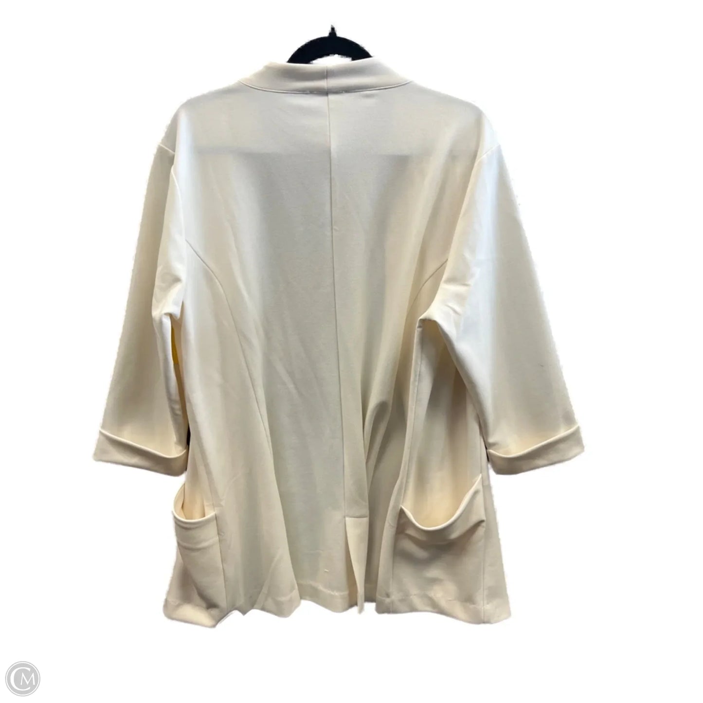 Blazer By Maurices In Cream, Size: Xxl