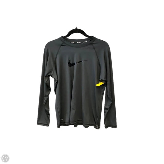 Athletic Top Long Sleeve Crewneck By Nike Apparel In Black, Size: Xl
