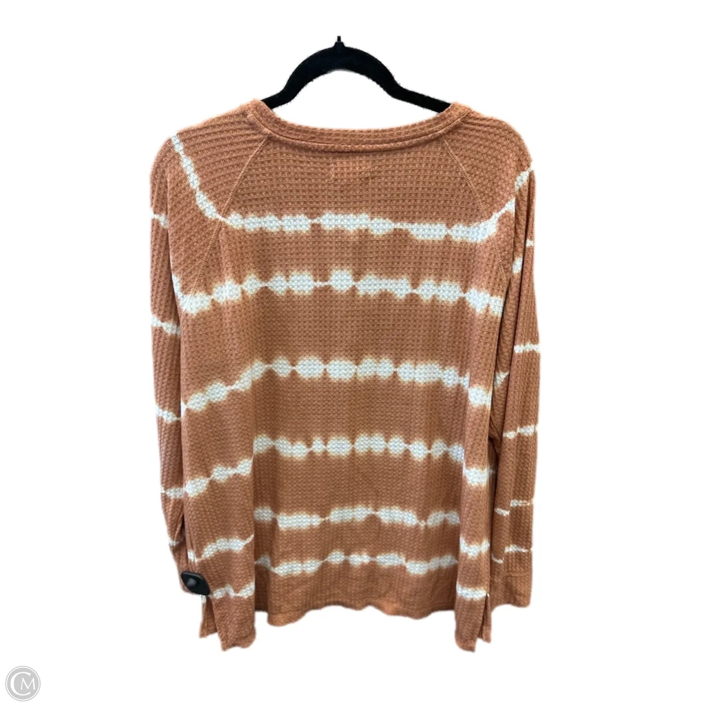 Top Long Sleeve By Sonoma In Orange, Size: Xl