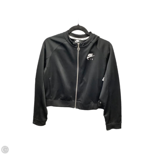 Athletic Top Long Sleeve Crewneck By Nike Apparel In Black, Size: L