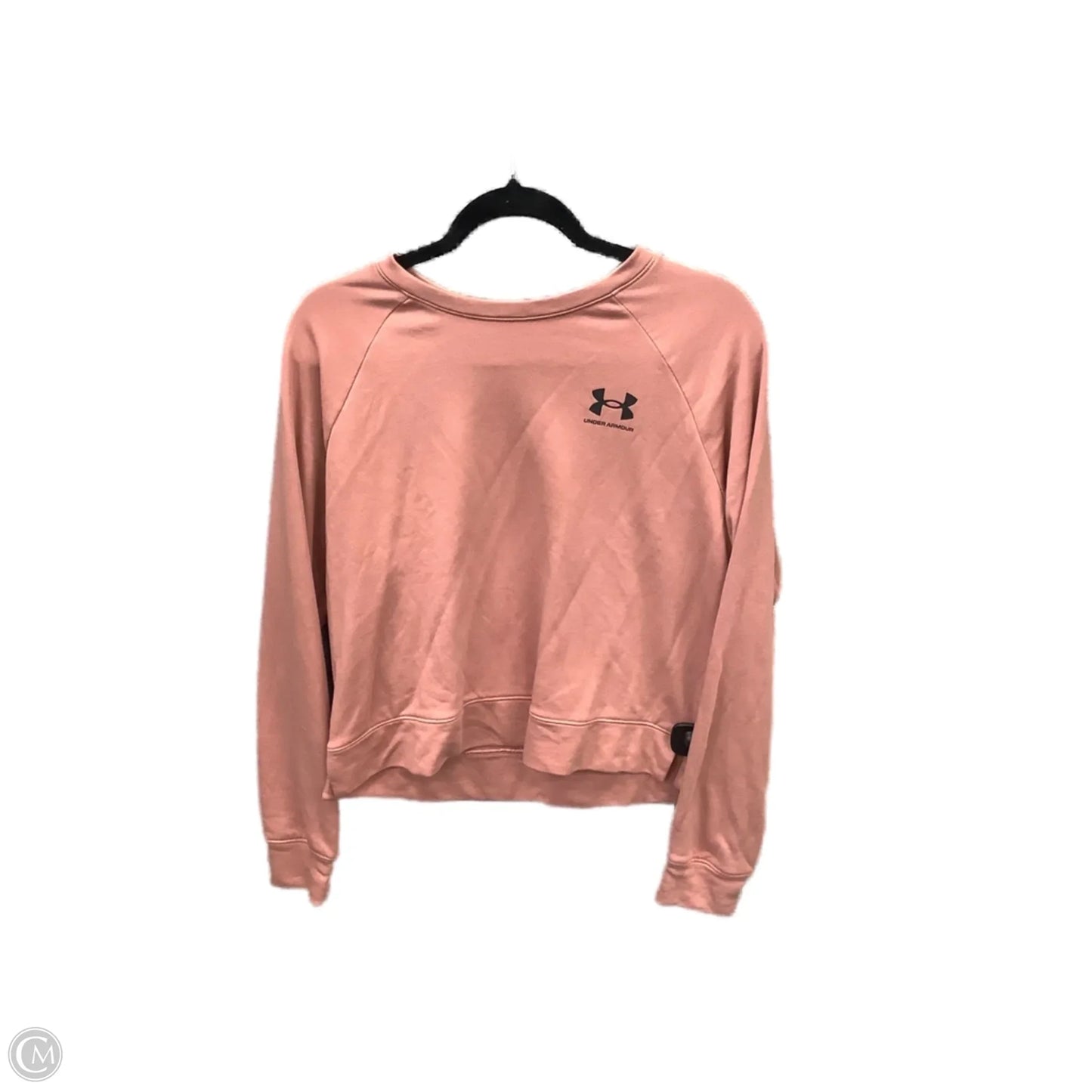 Athletic Sweatshirt Crewneck By Under Armour In Pink, Size: L