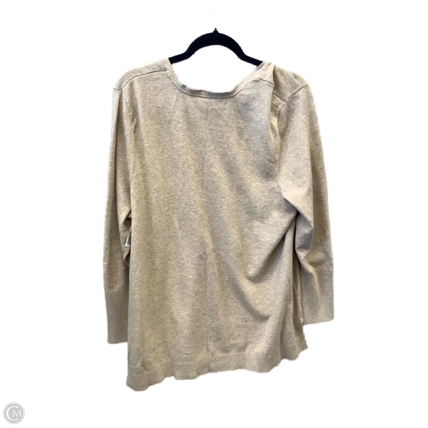 Top Long Sleeve By J. Jill In Tan, Size: 2x