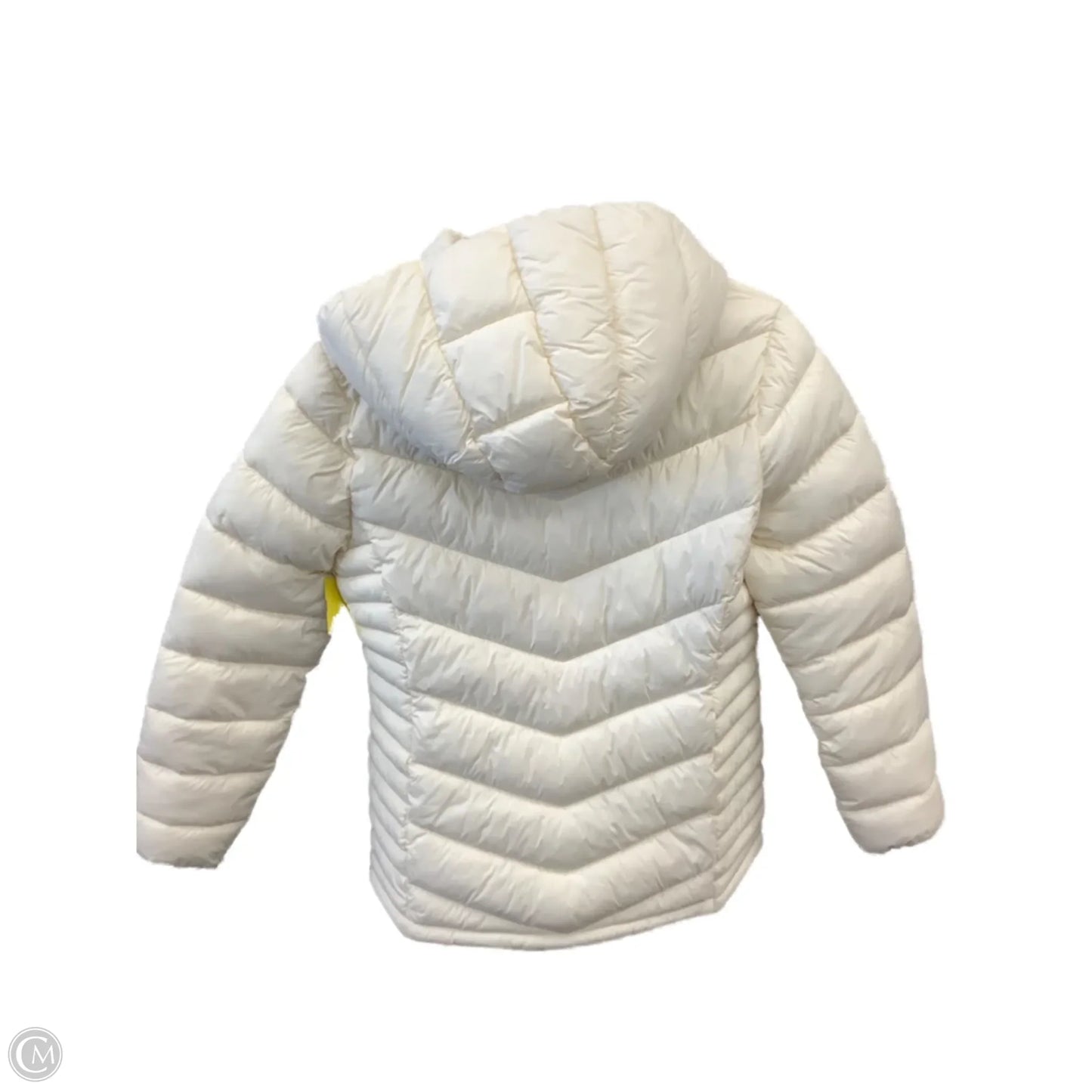 Coat Puffer & Quilted By Calvin Klein In Cream, Size: L