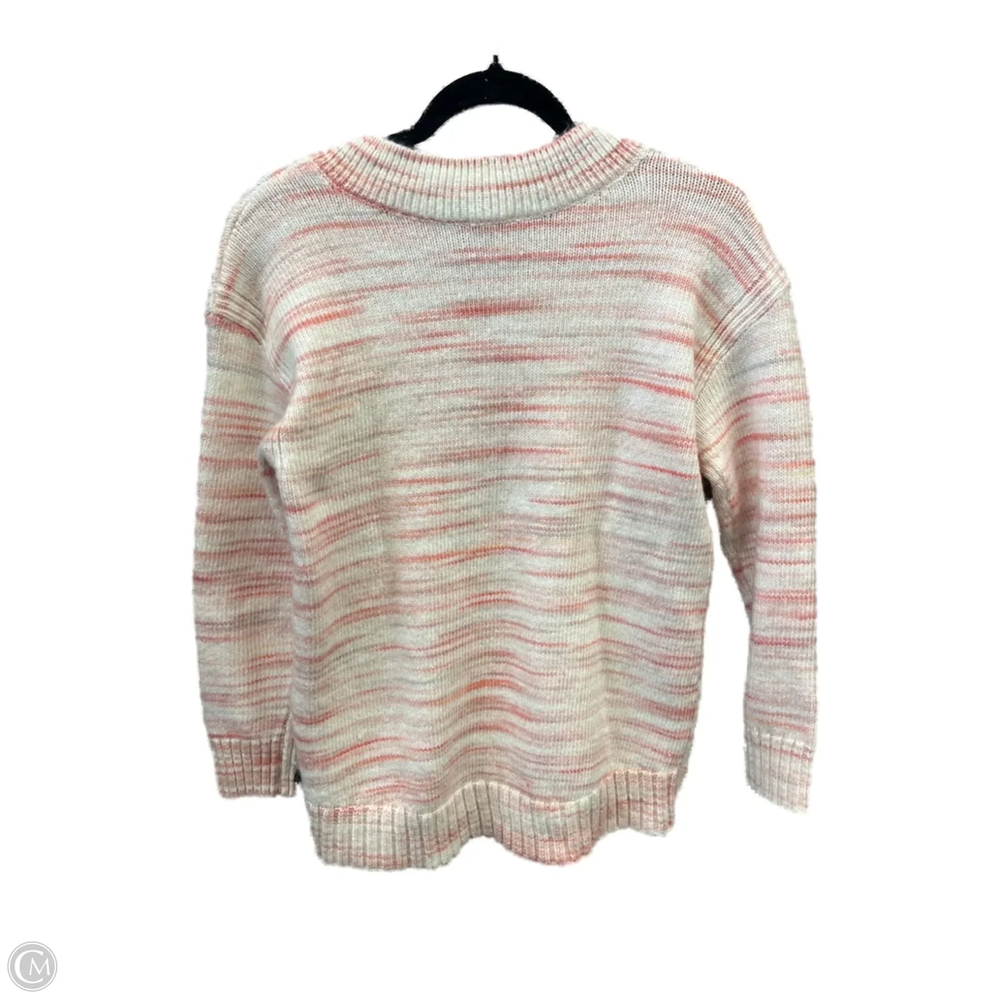 Sweater By Talbots In Red & White, Size: Mp