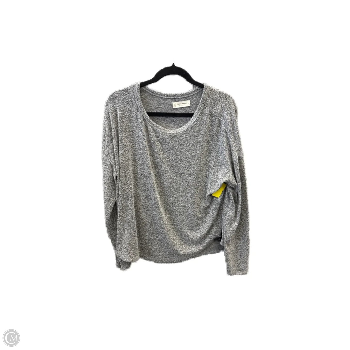 Top Long Sleeve By Lucky Brand In Grey, Size: L