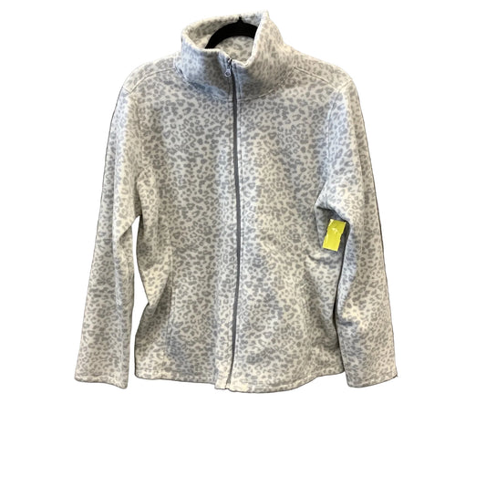 Jacket Fleece By Old Navy In Leopard Print, Size: L