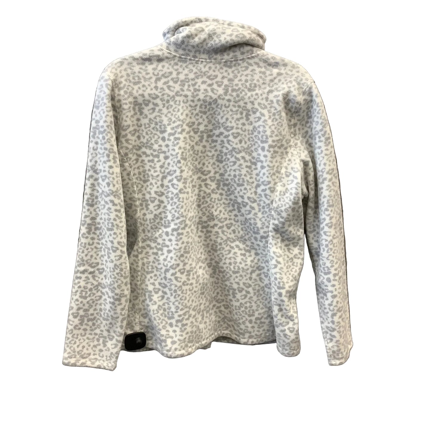 Jacket Fleece By Old Navy In Leopard Print, Size: L