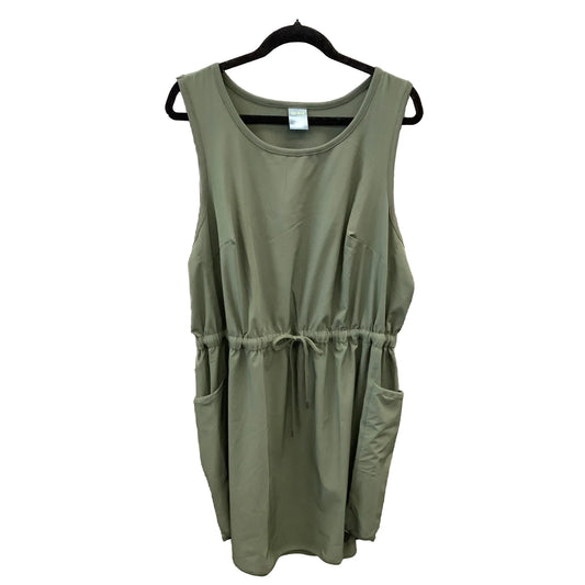 Athletic Dress By Tek Gear In Green, Size: 2x