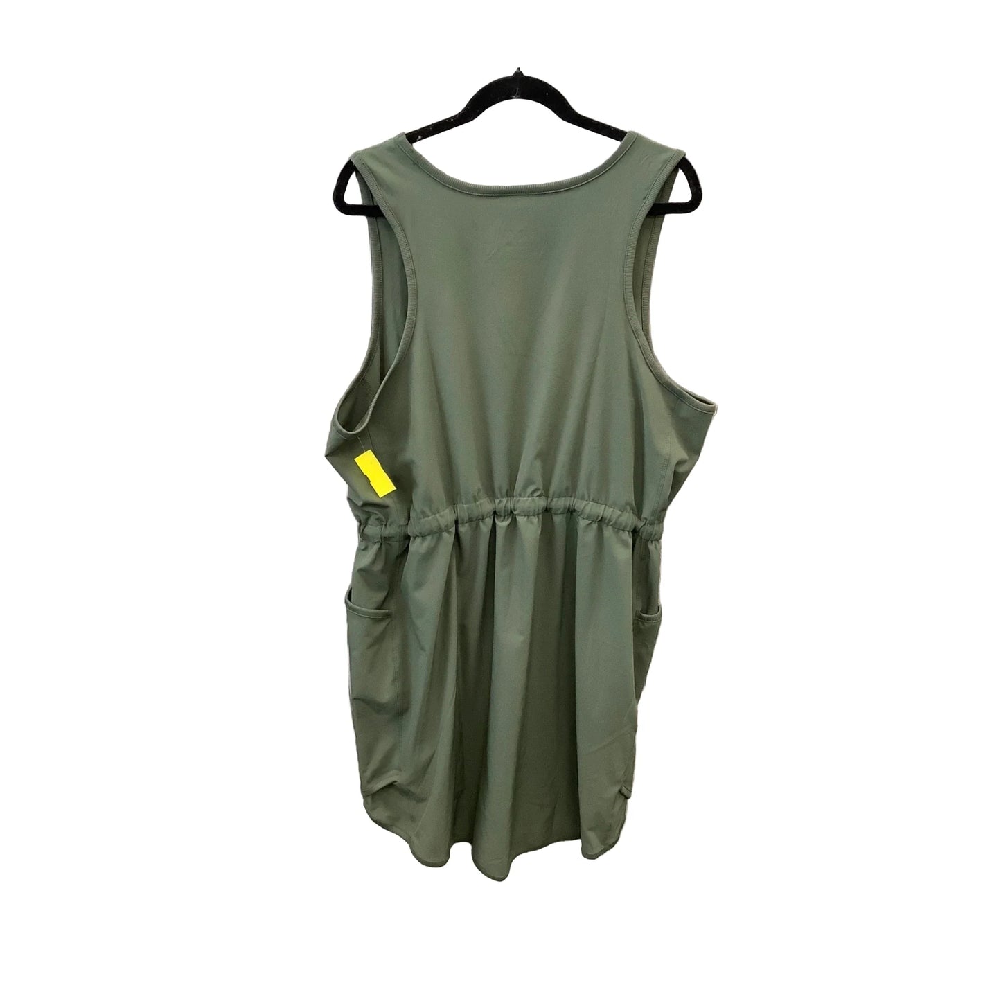 Athletic Dress By Tek Gear In Green, Size: 2x