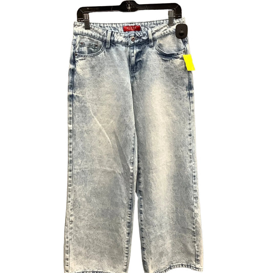 Jeans Wide Leg By Guess In Blue Denim, Size: 6