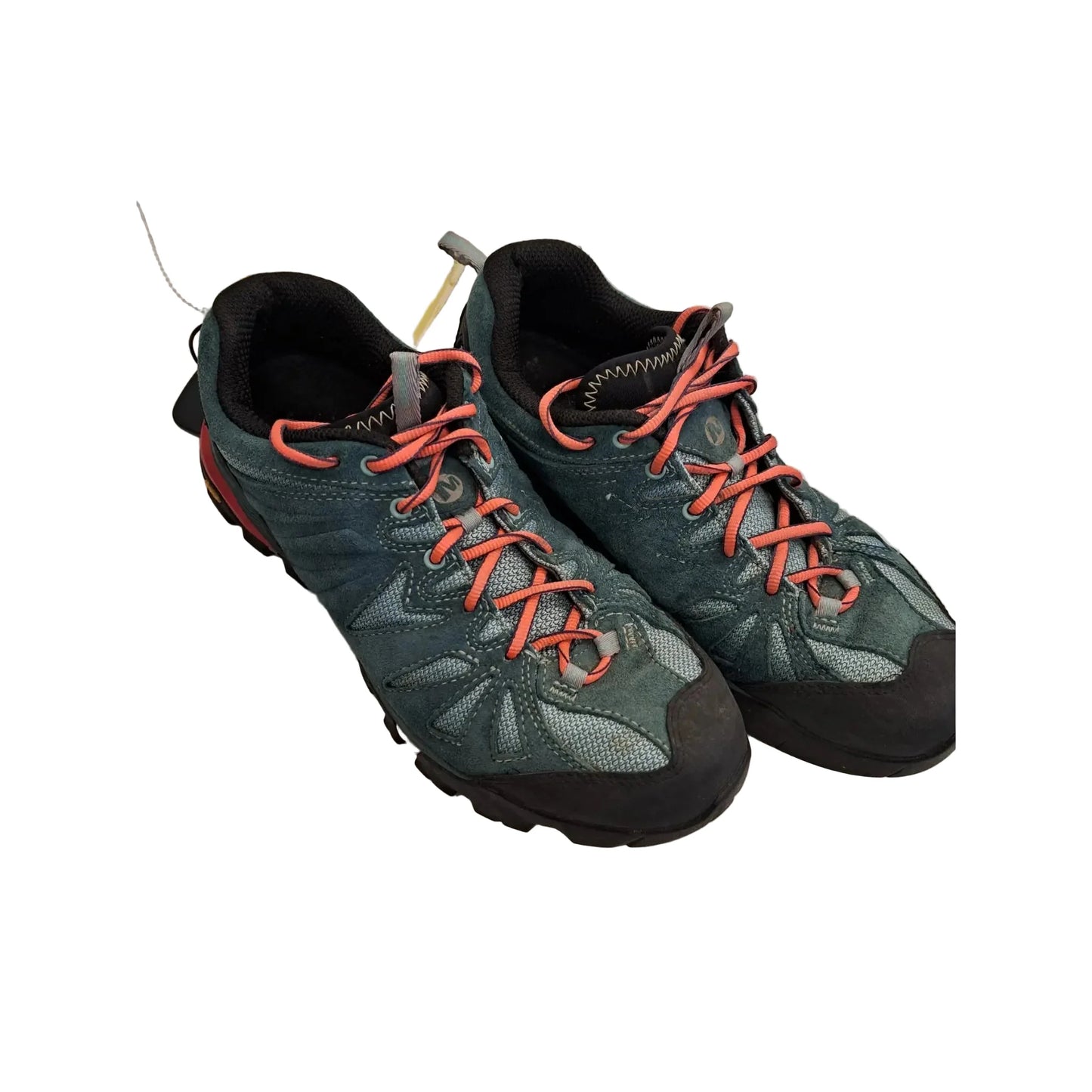 Shoes Hiking By Merrell In Blue & Pink, Size: 10