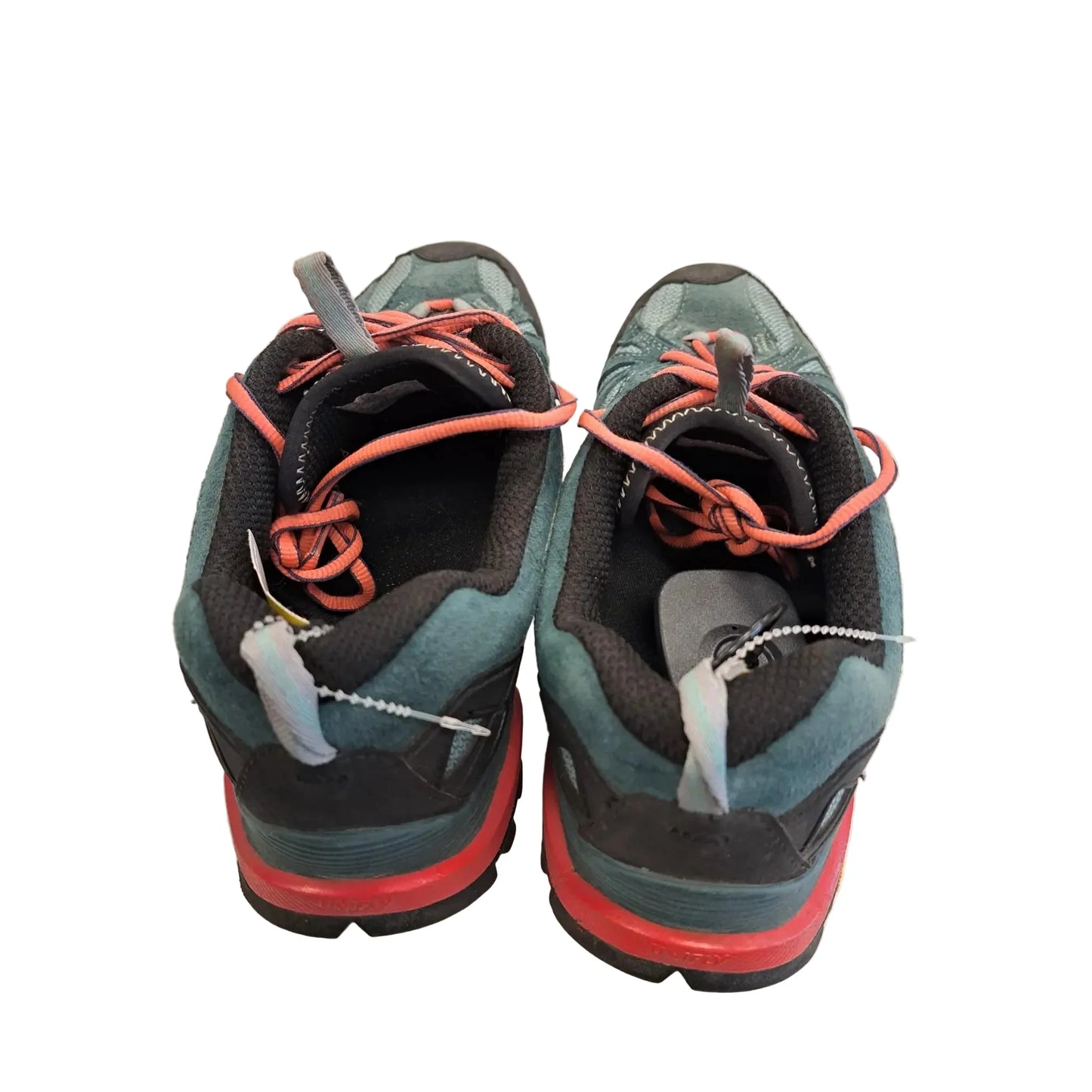 Shoes Hiking By Merrell In Blue & Pink, Size: 10