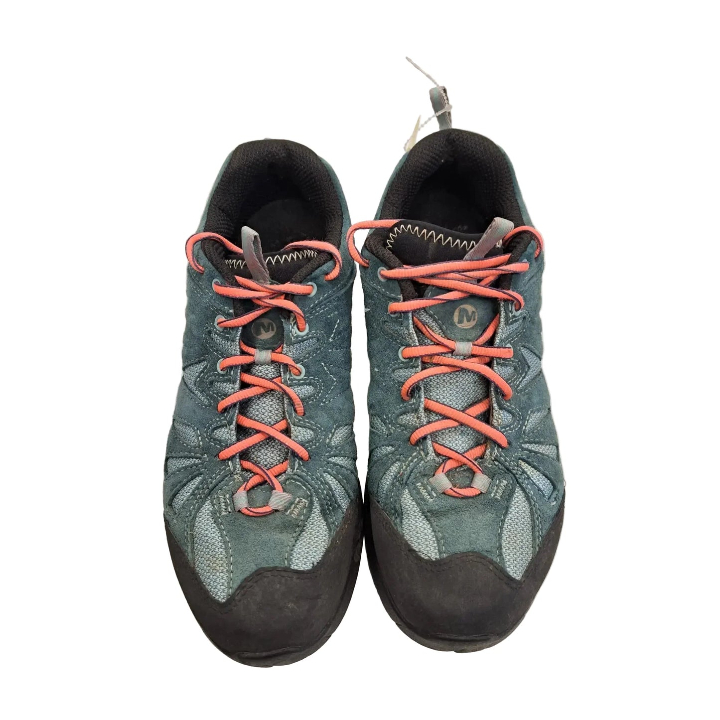 Shoes Hiking By Merrell In Blue & Pink, Size: 10