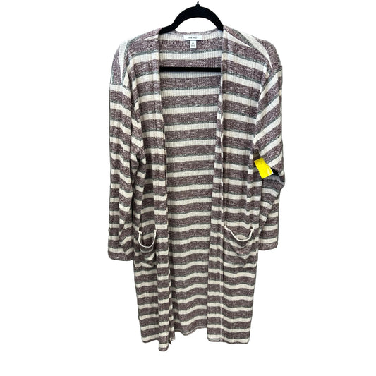 Cardigan By Nine West Apparel In Striped Pattern, Size: M