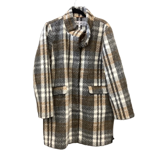 Coat Other By Nine West Apparel In Plaid Pattern, Size: L