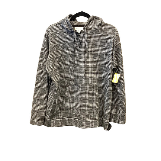 Top Long Sleeve By Liz Claiborne In Black & White, Size: M