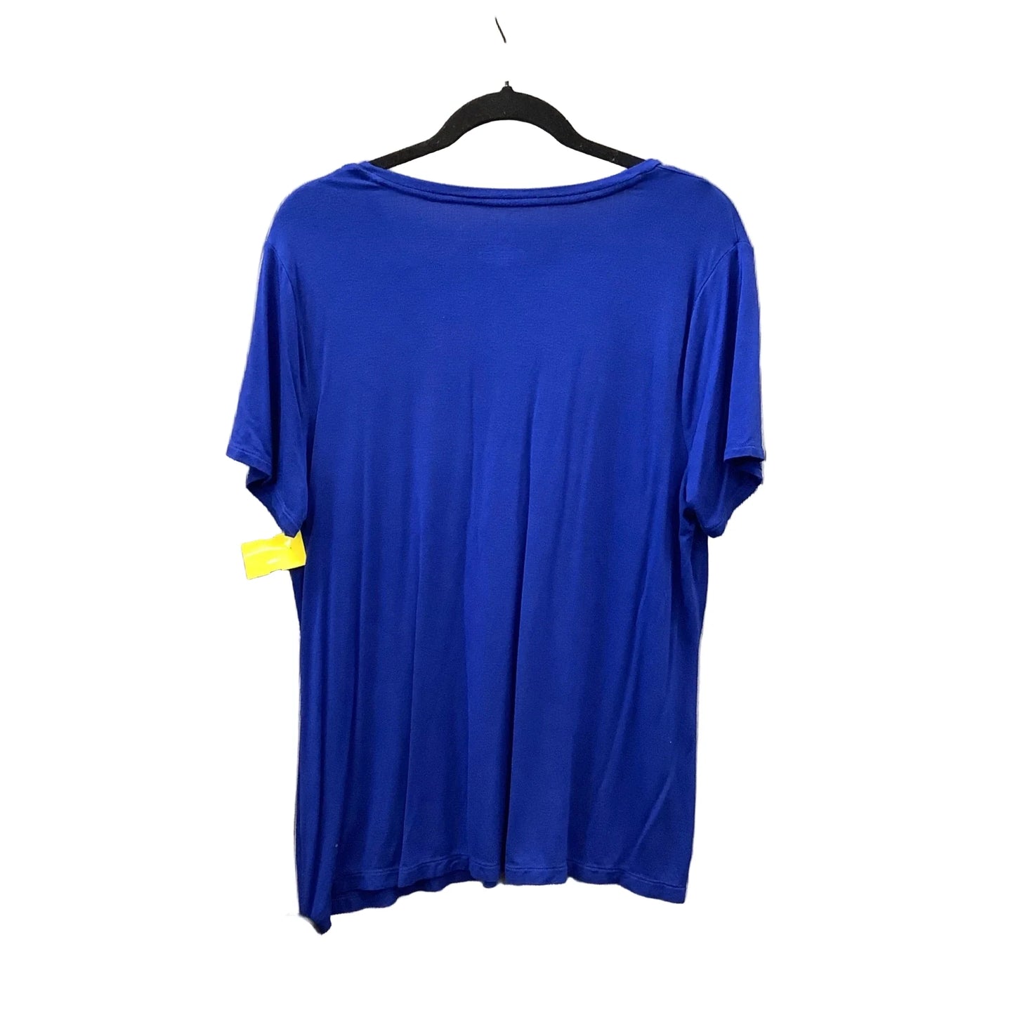 Top Short Sleeve Basic By Apt 9 In Blue, Size: Xl