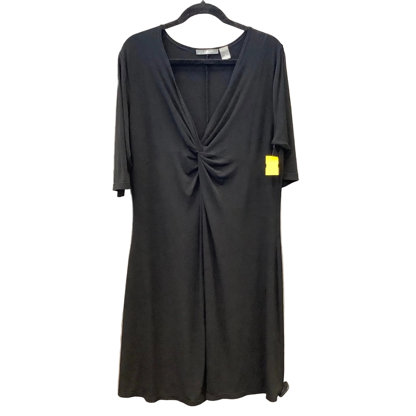 Dress Casual Midi By Ny Collection In Black, Size: 1x