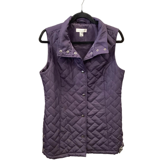Vest Puffer & Quilted By Christopher And Banks In Purple, Size: M