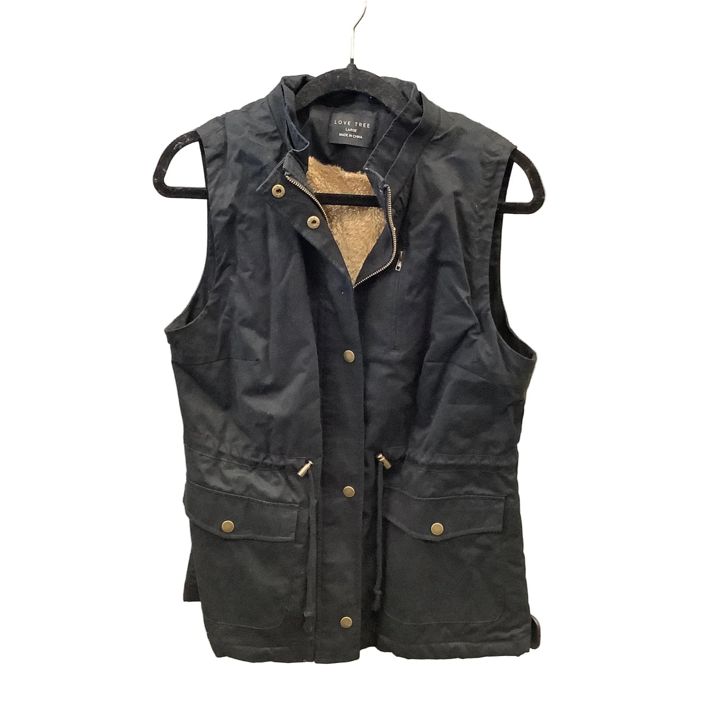 Vest Other By Love Tree In Black, Size: L