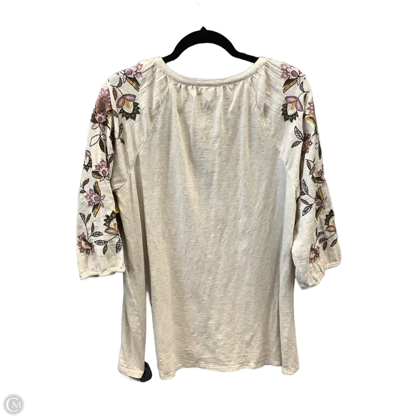 Top Long Sleeve By J. Jill In Tan, Size: L