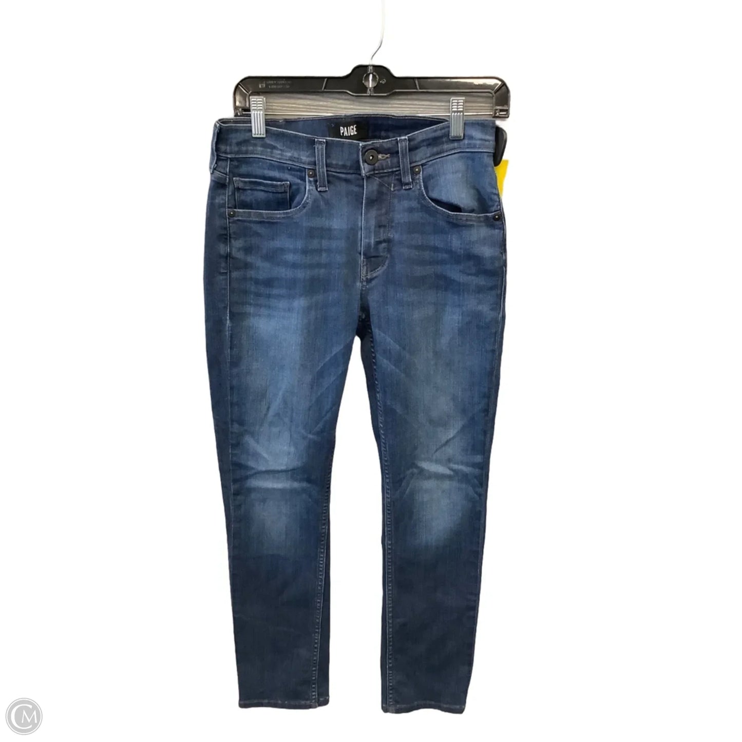 Jeans Skinny By Paige In Blue Denim, Size: 8