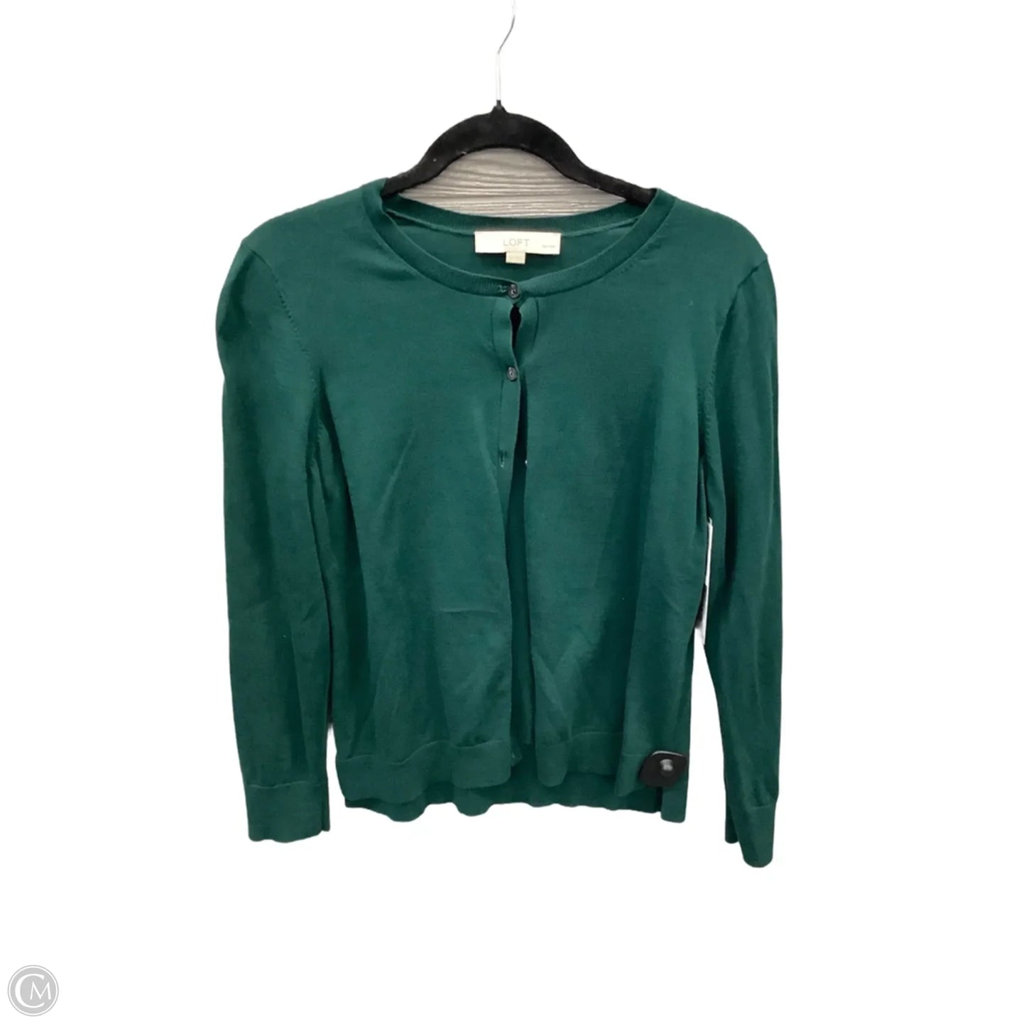 Cardigan By Loft In Green, Size: Lp