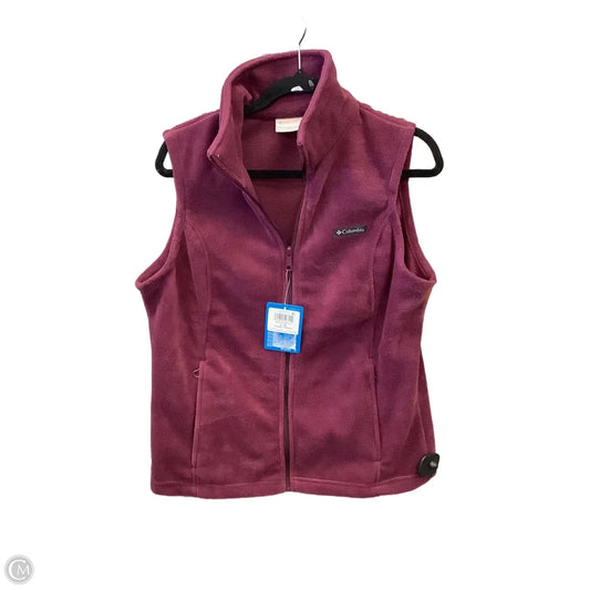 Vest Fleece By Columbia In Purple, Size: L